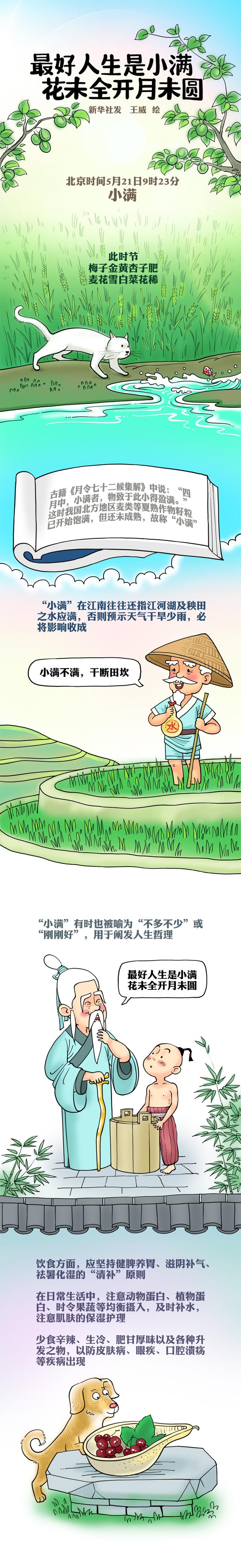 小满是什么季节，小满属于春季还是夏季（<图表·漫画>［二十四节气·小满］最好人生是小满）