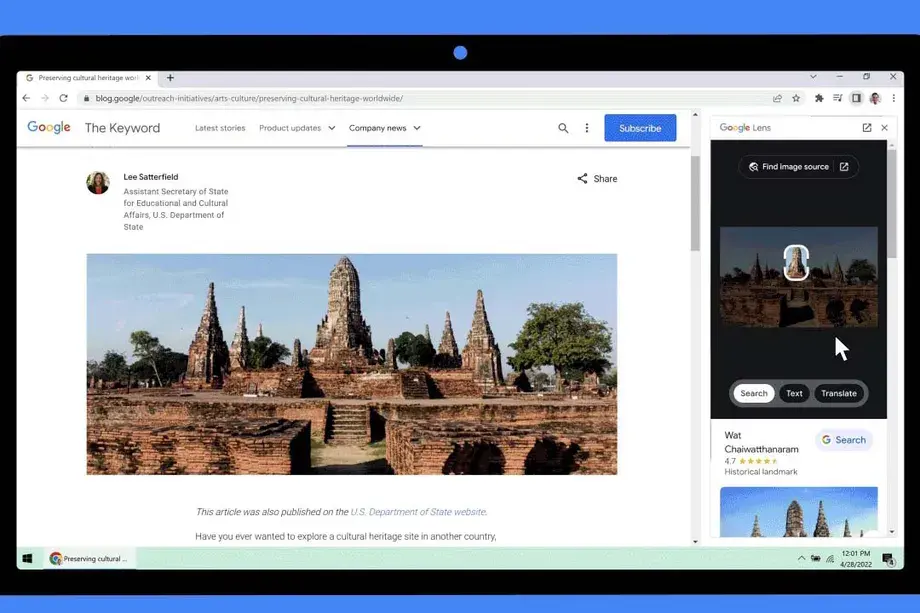 谷歌以图搜图教程（Google Lens图片识别搜索）