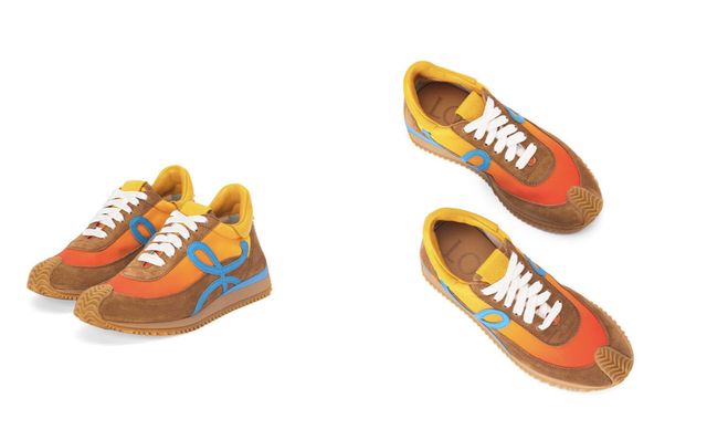 色彩拼接搭配，色彩拼接搭配图片（Loewe色彩拼接改造爆款鞋）