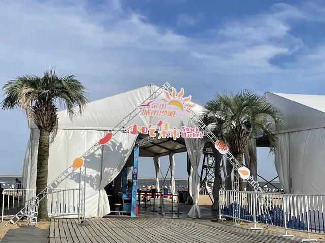 金山城市沙滩，金山城市沙滩图片（金山城市沙滩泳区正式对外开放）