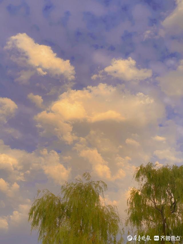 意境绝美图片 “余晖下的吾与爱佳”，意境美到极致的图片（雨后泰安绝美晚霞来袭）