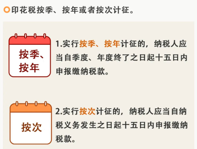 印花税年度申报，年度印花税怎么申报表（印花税的纳税期限）