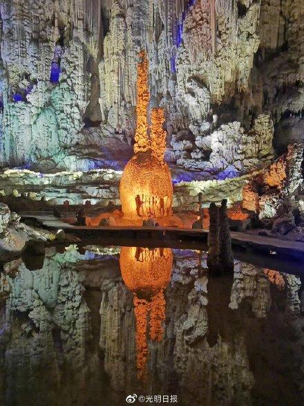 织金洞风景名胜区，织金洞国家重点风景名胜区（三伏天到贵州织金洞感受透心凉意）