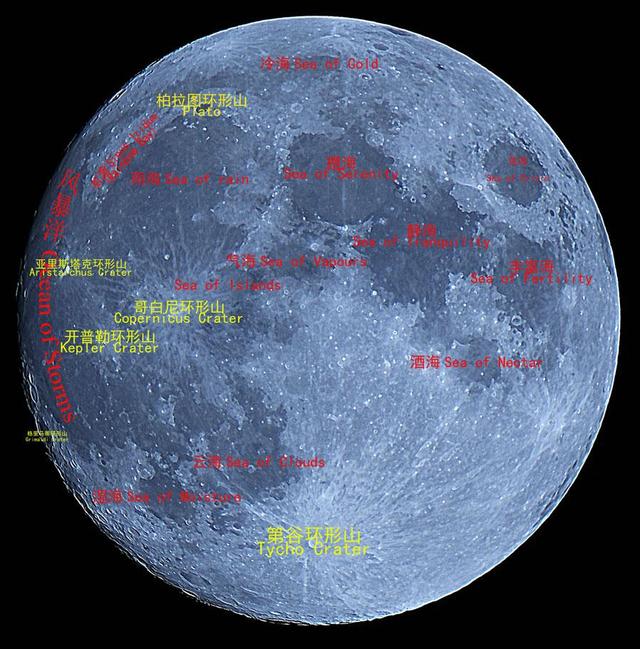 月球自转模拟图图片