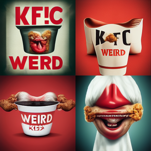 鸡肉怎么画简笔画，鸡肉怎么画（如果AI给Nike、麦当劳做广告……）