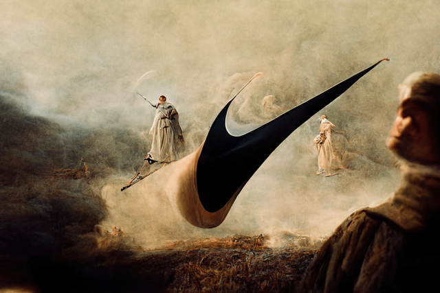 鸡肉怎么画简笔画，鸡肉怎么画（如果AI给Nike、麦当劳做广告……）