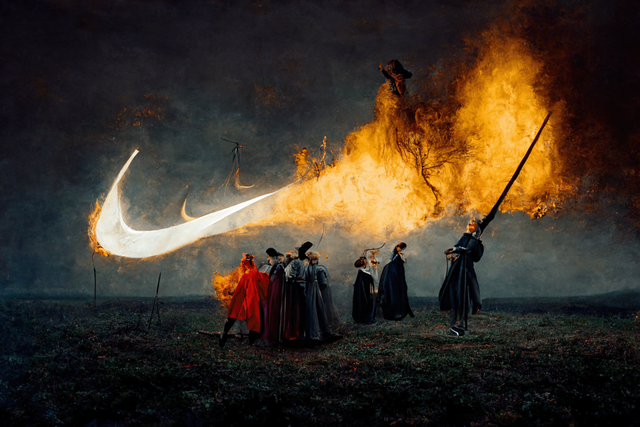 鸡肉怎么画简笔画，鸡肉怎么画（如果AI给Nike、麦当劳做广告……）