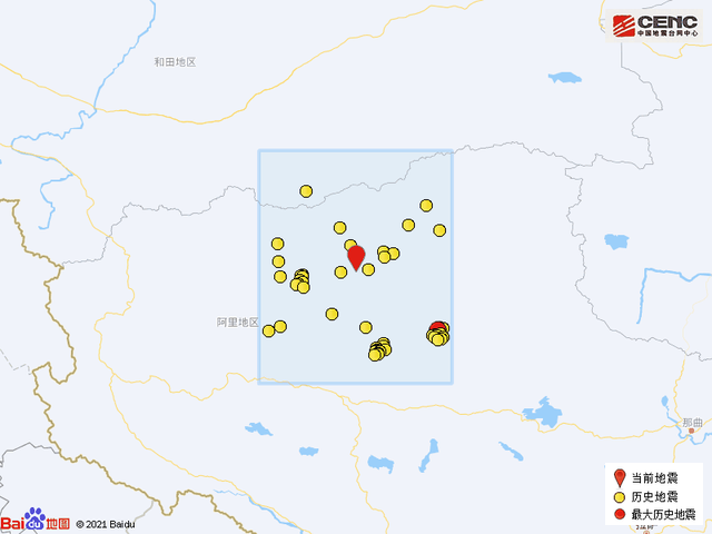 阿里地区是哪个省（西藏阿里地区改则县发生3.4级地震）