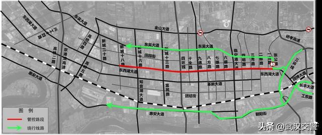 武汉今日限号查询，2022年武汉对外地车的限行和限号措施（武汉这条路今起单双号限行）
