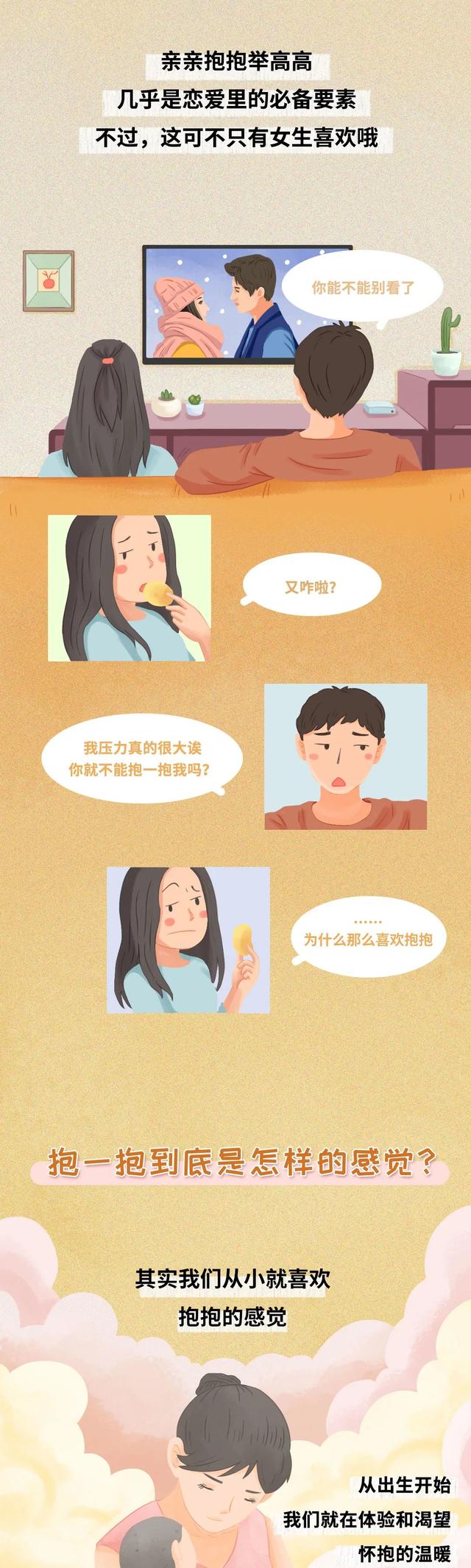 拥抱能给你带来的好处，拥抱能给人带来什么（互相拥抱的好处）