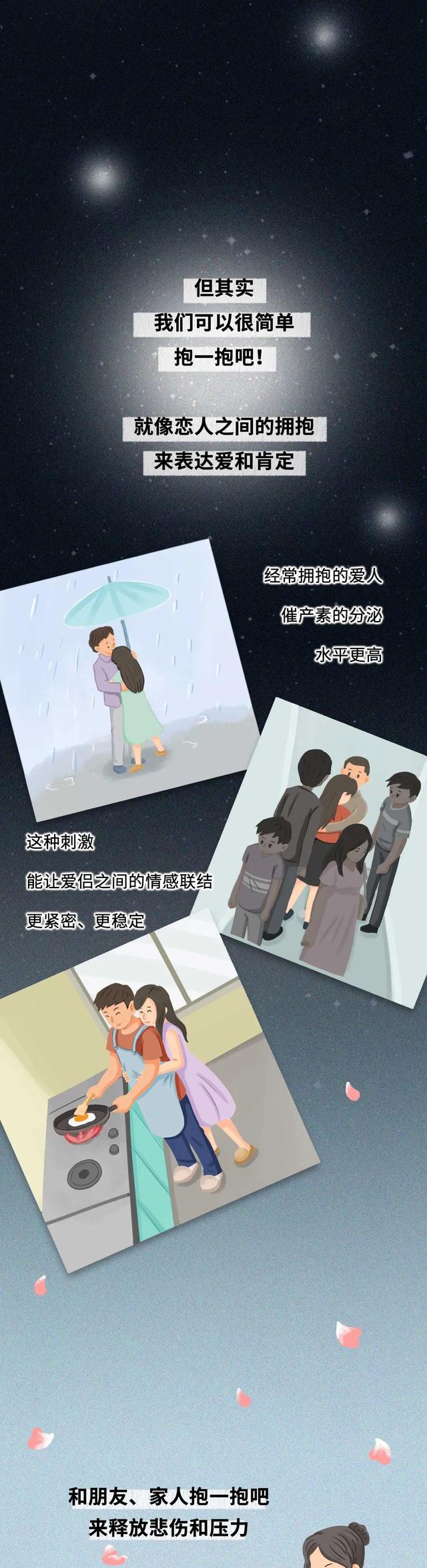 拥抱能给你带来的好处，拥抱能给人带来什么（互相拥抱的好处）