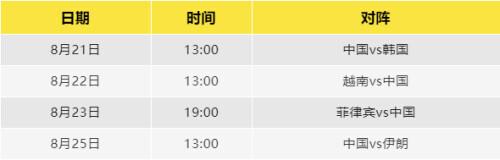 世界女排联赛中国队赛程，2022年世界女排联赛中国队赛程表（2022女排亚洲杯中国队赛程在这里）