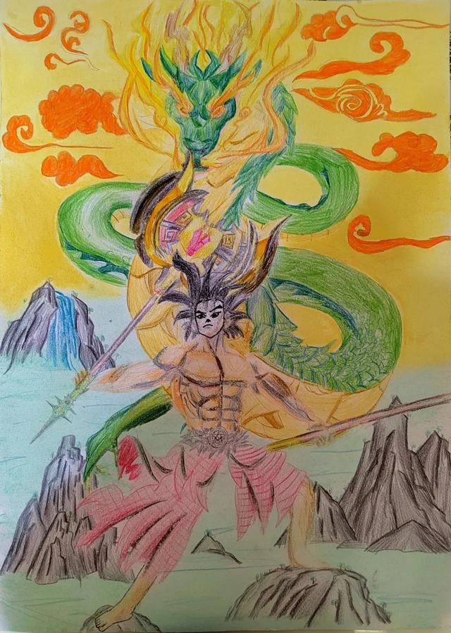 九婴造化诀，百遁成仙起点（·童画中华”优秀作品云上分享第七期）