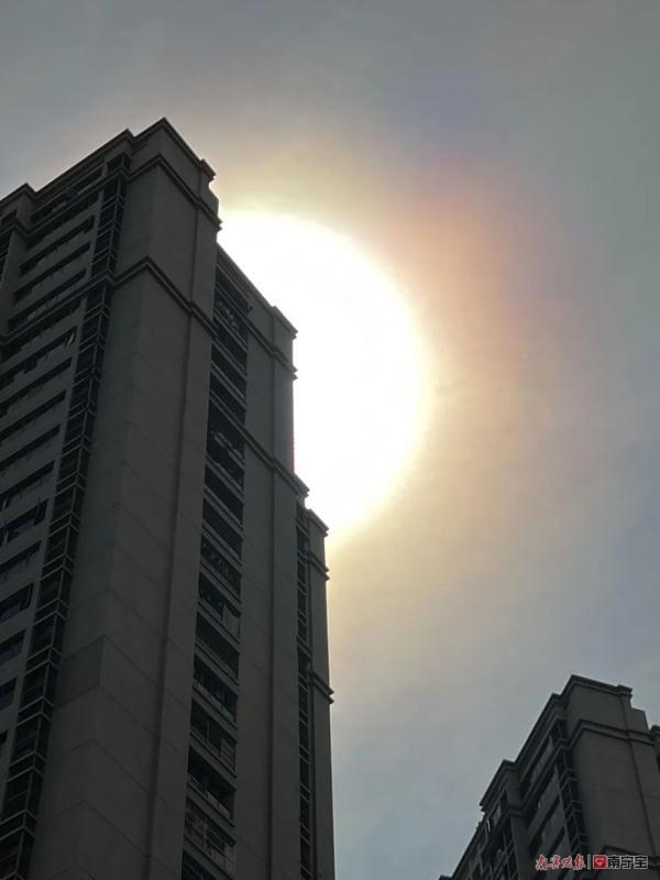 日晕三更雨是什么意思，为什么日晕三更雨（南宁上空惊现“七彩日晕”）