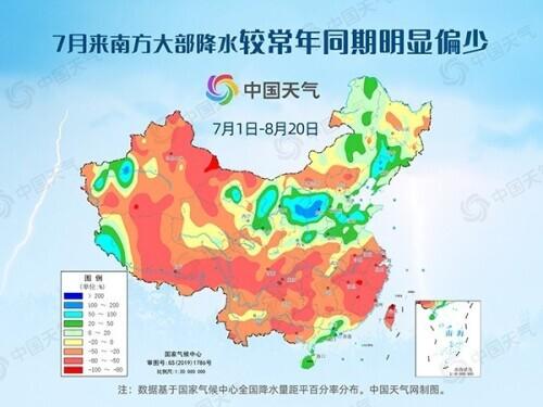 华南是指哪些地方，华南地区包括哪些地方（一组数据告诉你极端高温下南方到底有多旱）