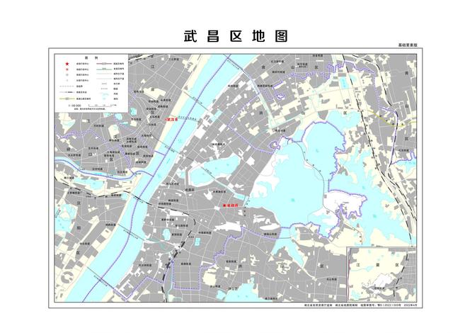 武汉三镇划分地图，来看武汉各区最新、最全地图