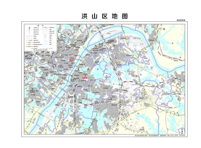 武汉三镇划分地图，来看武汉各区最新、最全地图