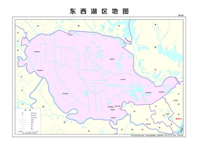 武汉三镇划分地图，来看武汉各区最新、最全地图
