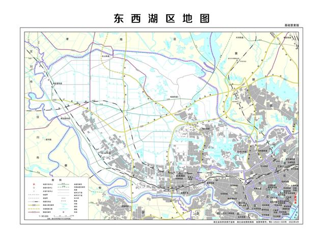 武汉三镇划分地图，来看武汉各区最新、最全地图