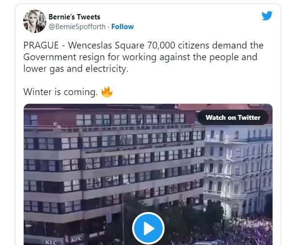 布拉格是哪个国家，捷克布拉格在哪个国家（捷克首都布拉格爆发7万人反政府游行）