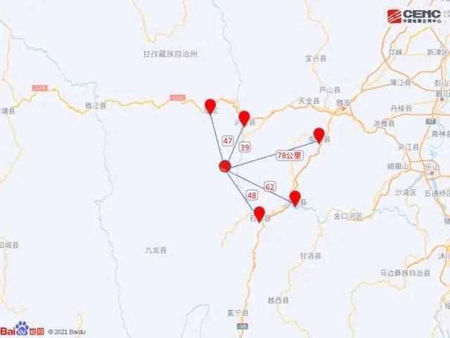 四川今天哪里发生地震，四川成都地震（四川雅安市石棉县发生3.7级地震）
