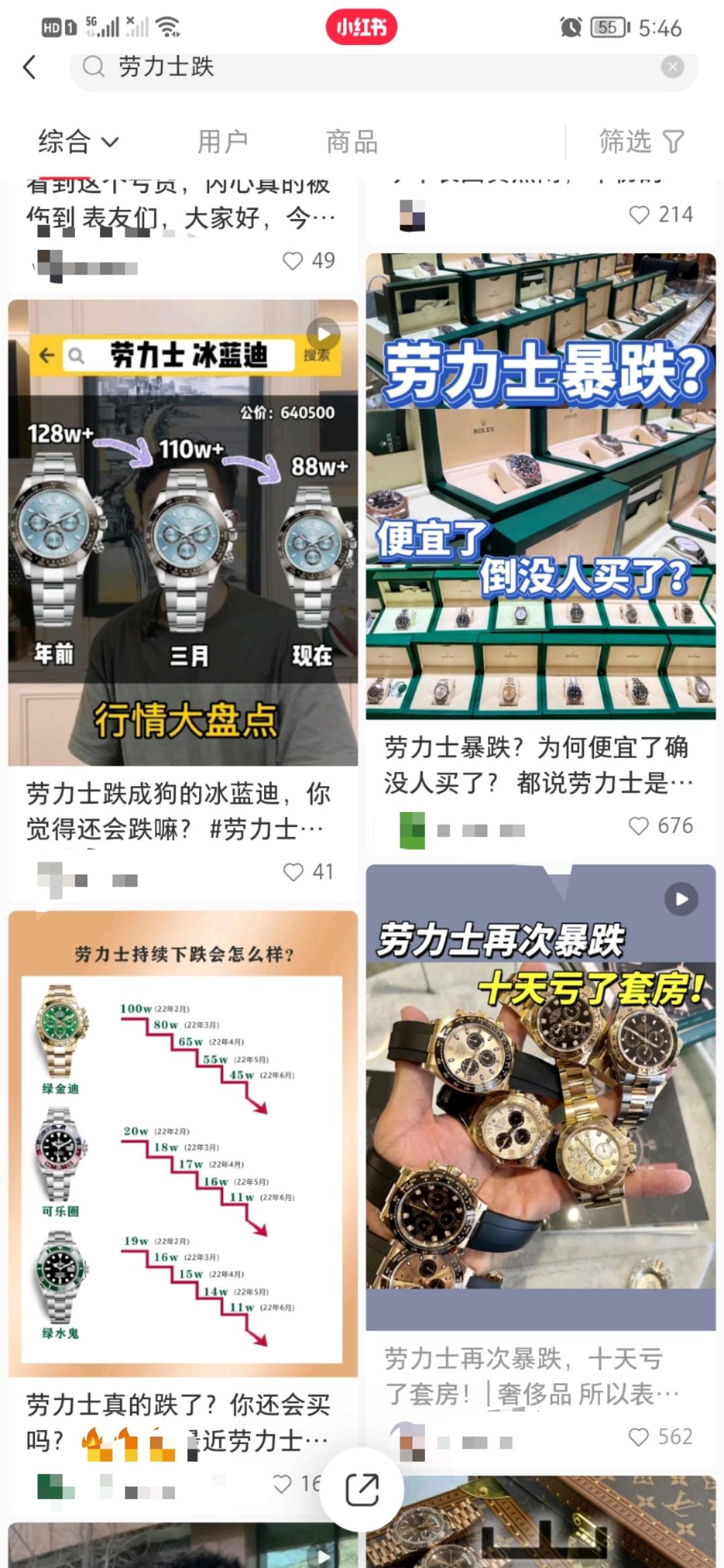 绿水鬼劳力士多少钱，二手劳力士价格大跌50万，一级市场为何还在涨价？