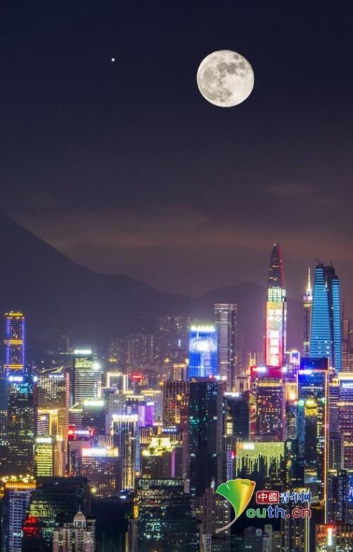 星月争辉般的4月天象，木星与明月上演“木星合月”浪漫天象