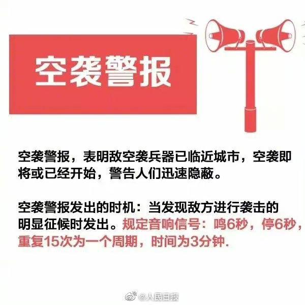 今天拉警报是什么意思，防空警报是的意思（全民国防教育日为什么要试鸣防空警报）