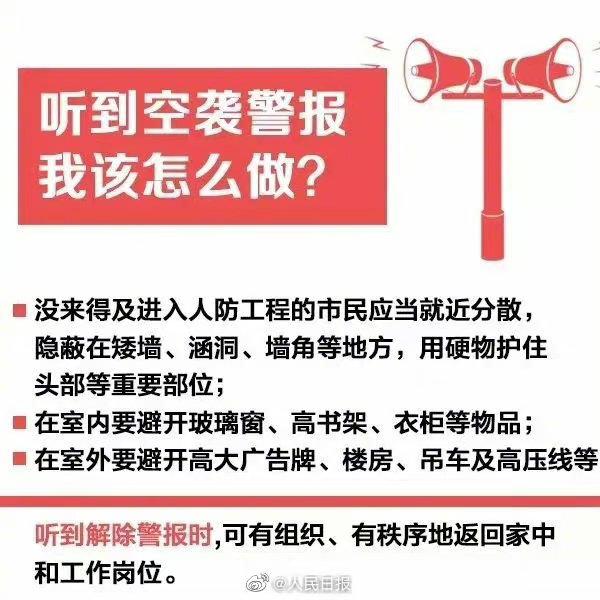 今天拉警报是什么意思，防空警报是的意思（全民国防教育日为什么要试鸣防空警报）