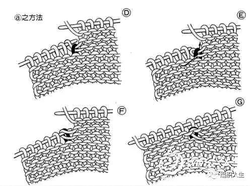 斜肩的编织方法，手工编织斜肩的织法（超详细往返针织斜肩、胸省和圆下摆图示）