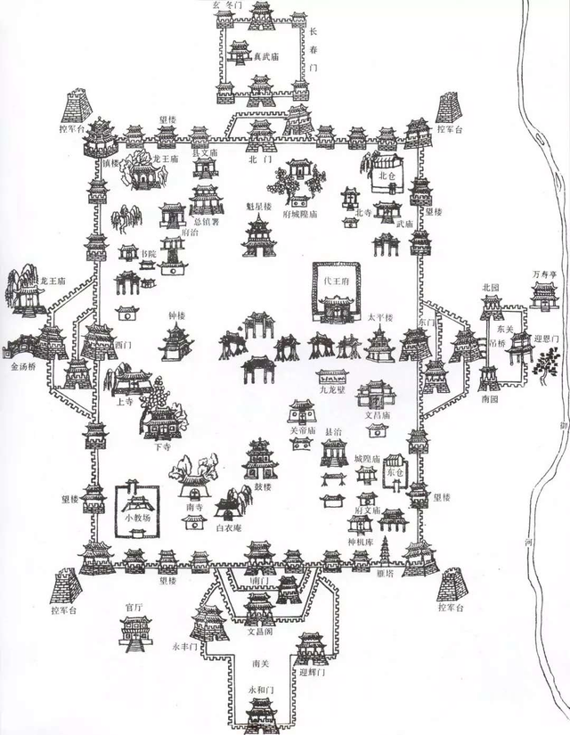 大同附近的古城墙，大同城墙的历史变迁