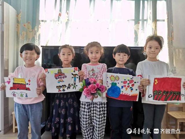 我和我的祖国绘画，我和我的祖国绘画怎么画（童心筑梦向祖国深情告白）