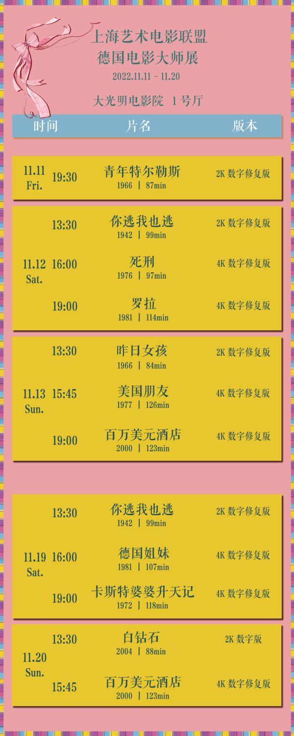 老电影数字修复包括哪两个部分，老电影数字修复包括括什么和什么（“德国电影大师展”11月4日开票）
