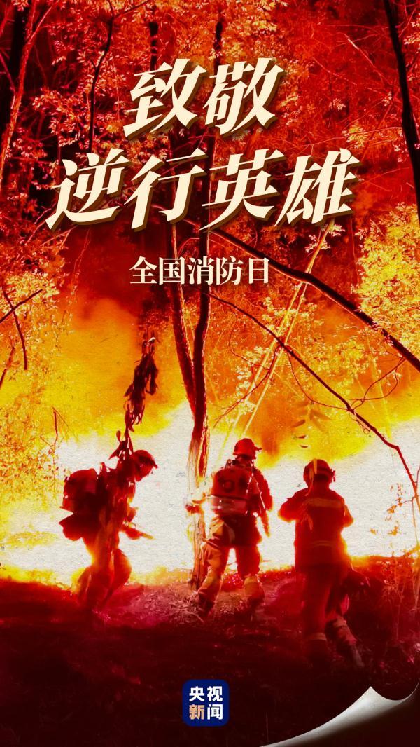 全国消防日是几月几日，我国消防日是几月几号（一组图致敬逆行英雄）