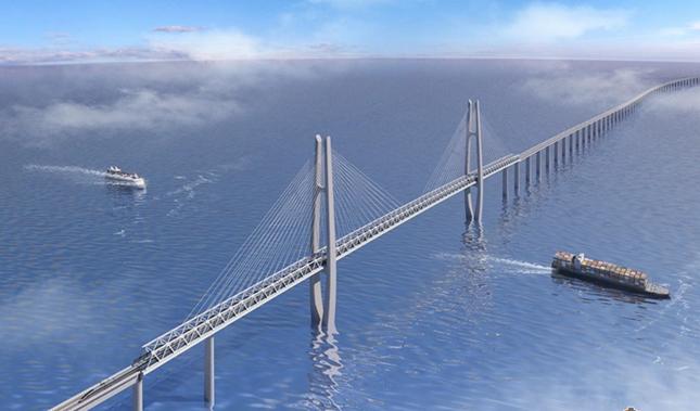 甬创工程机械 世界最长高速铁路跨海桥梁——通苏嘉甬高铁杭州湾跨海铁路大桥开工