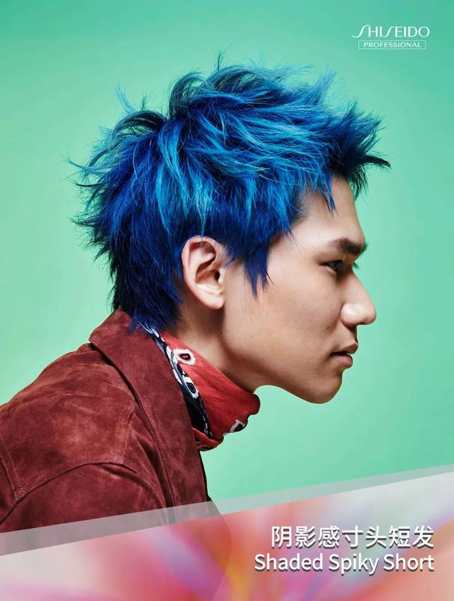 潮流男士短发染色，男生短发染色发型（2022男士理容大赏）