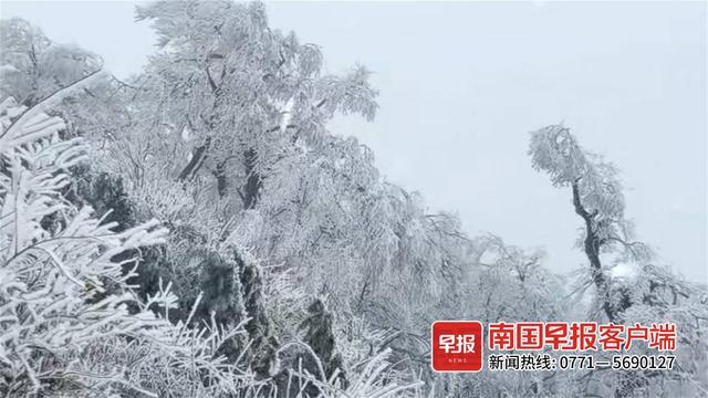 广西哪几个县道路结冰，广西多地出现冰冻、雾凇