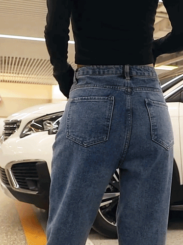 显高显瘦哈伦老爹裤，一条保暖显瘦の哈伦老爹裤