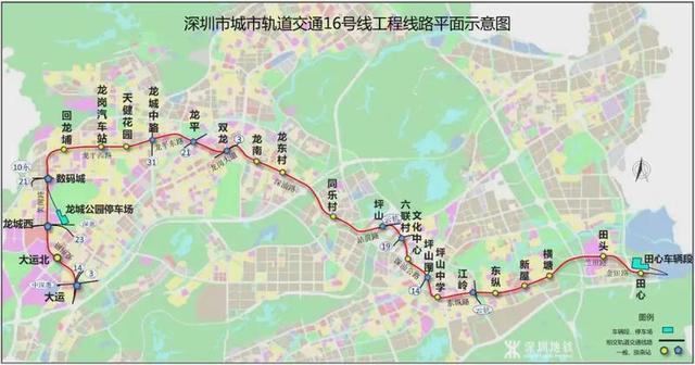 深圳地铁新线路2022开通，深圳地铁16号线12月28日投入使用