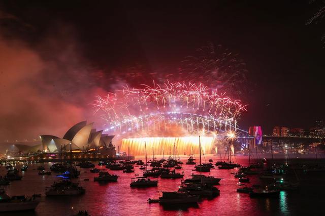 纽约时代广场春节，世界各地喜迎2023新年