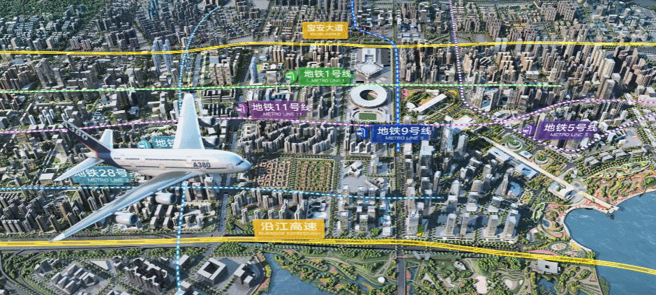 深圳市中心是哪个区，深圳市中心在哪里（这里是宝安中心区！）