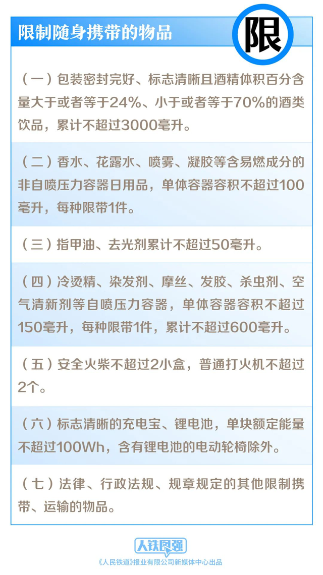 火车上什么不能带，在火车上不能带哪些东西（这些也不能带上火车......）