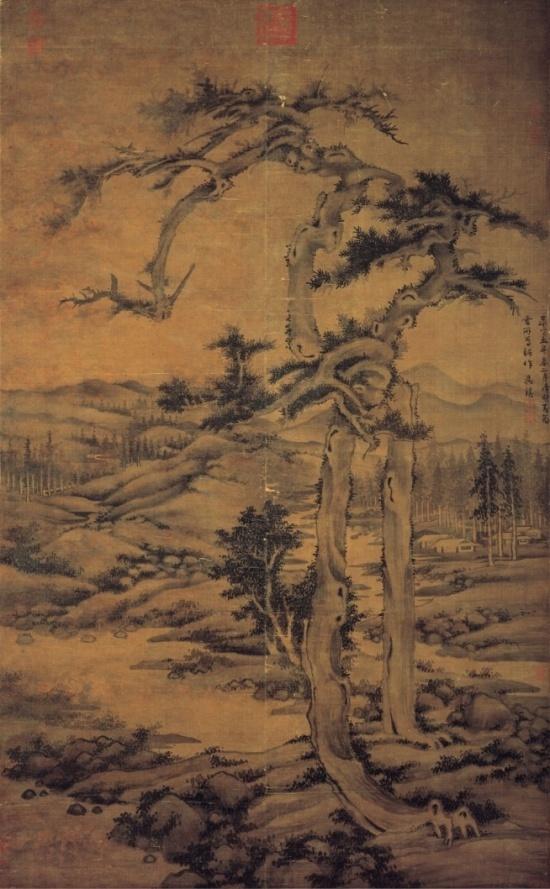 擅长画马的画家是谁，擅长画马的画家有哪些（关于元代画家曹知白的《双松图》）