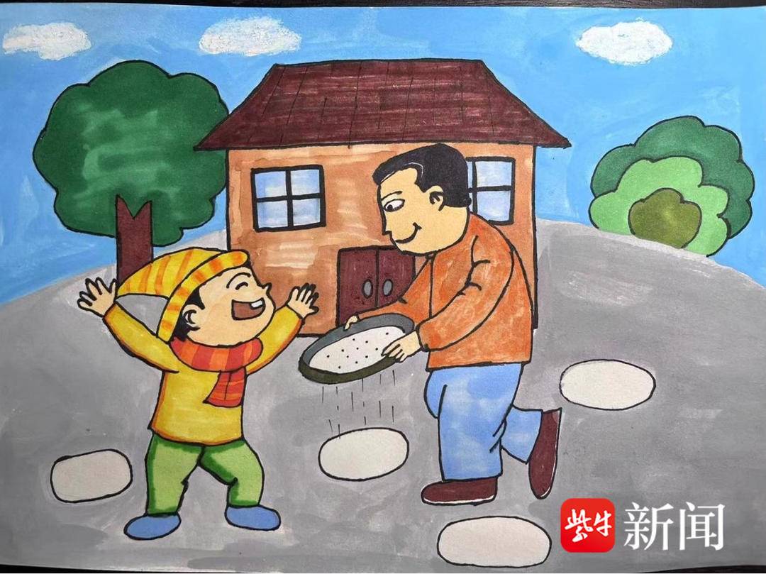我的家乡春节习俗绘画,"画"老扬州习俗"品"新时代年味-风俗-荣耀易学