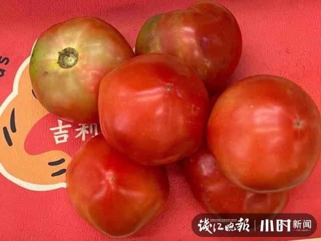 一点红是什么菜，美味好吃的野菜（杭州男子菜市场买到空心、果肉泛青的番茄）