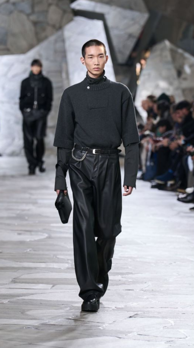 冬季男装搭配图片，冬季男士搭配服装图片（爱马仕2023冬季男装系列）