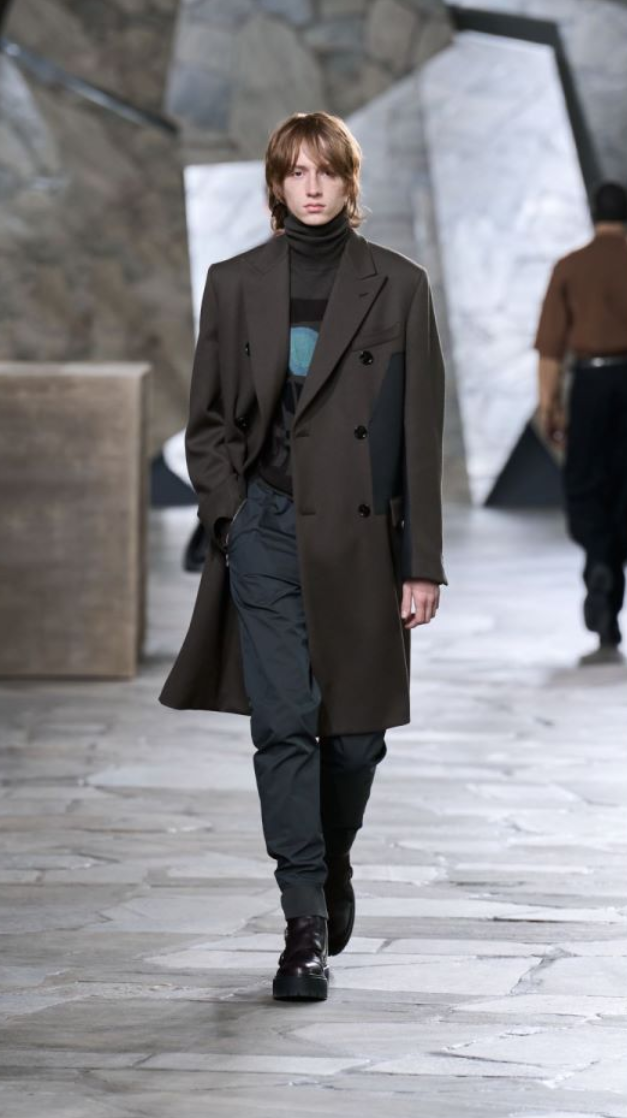 冬季男装搭配图片，冬季男士搭配服装图片（爱马仕2023冬季男装系列）