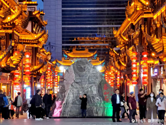 济南大观园，浪漫四月天