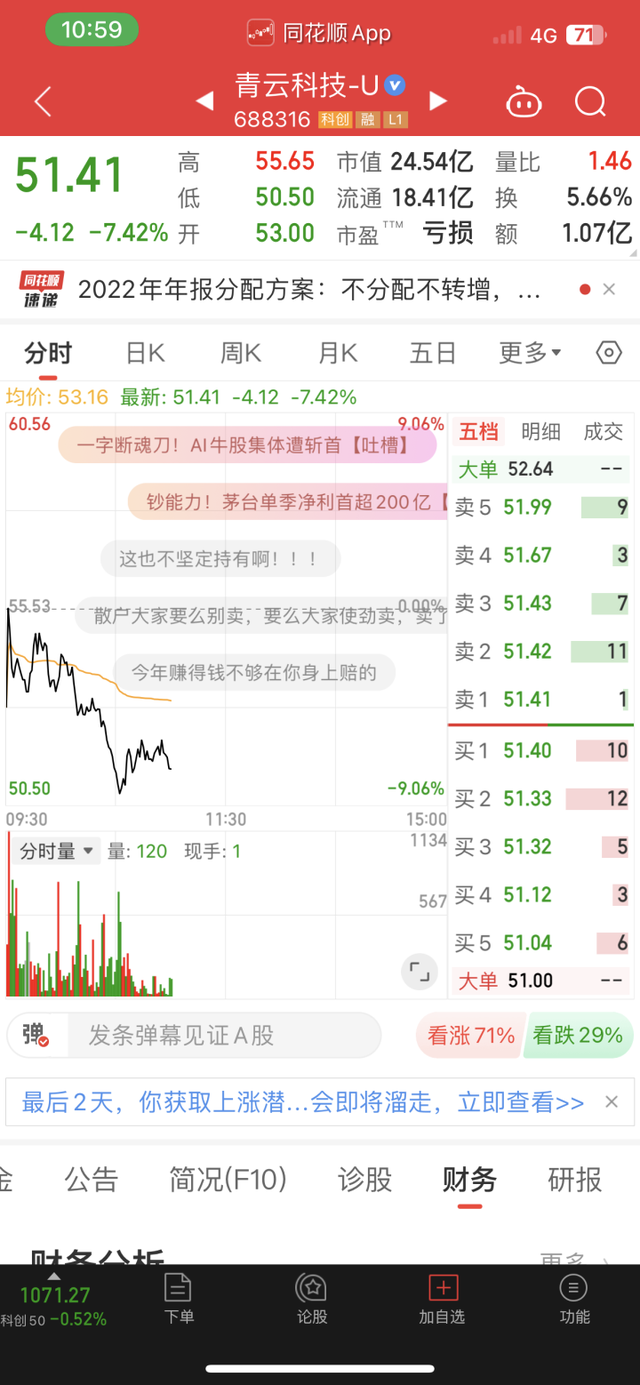 云端网络和青云科技，优刻得和青云科技股价应声大跌
