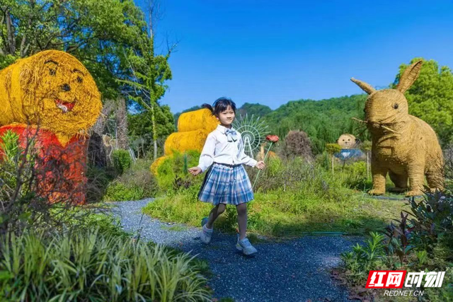 巨型稻草、萌宠乐园、帐篷露营 去长沙石燕湖过欢乐“五一”